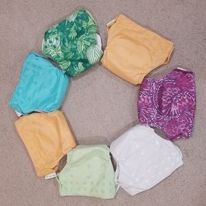 Bum Genius Flips Cloth Diapers - Set Of 7!